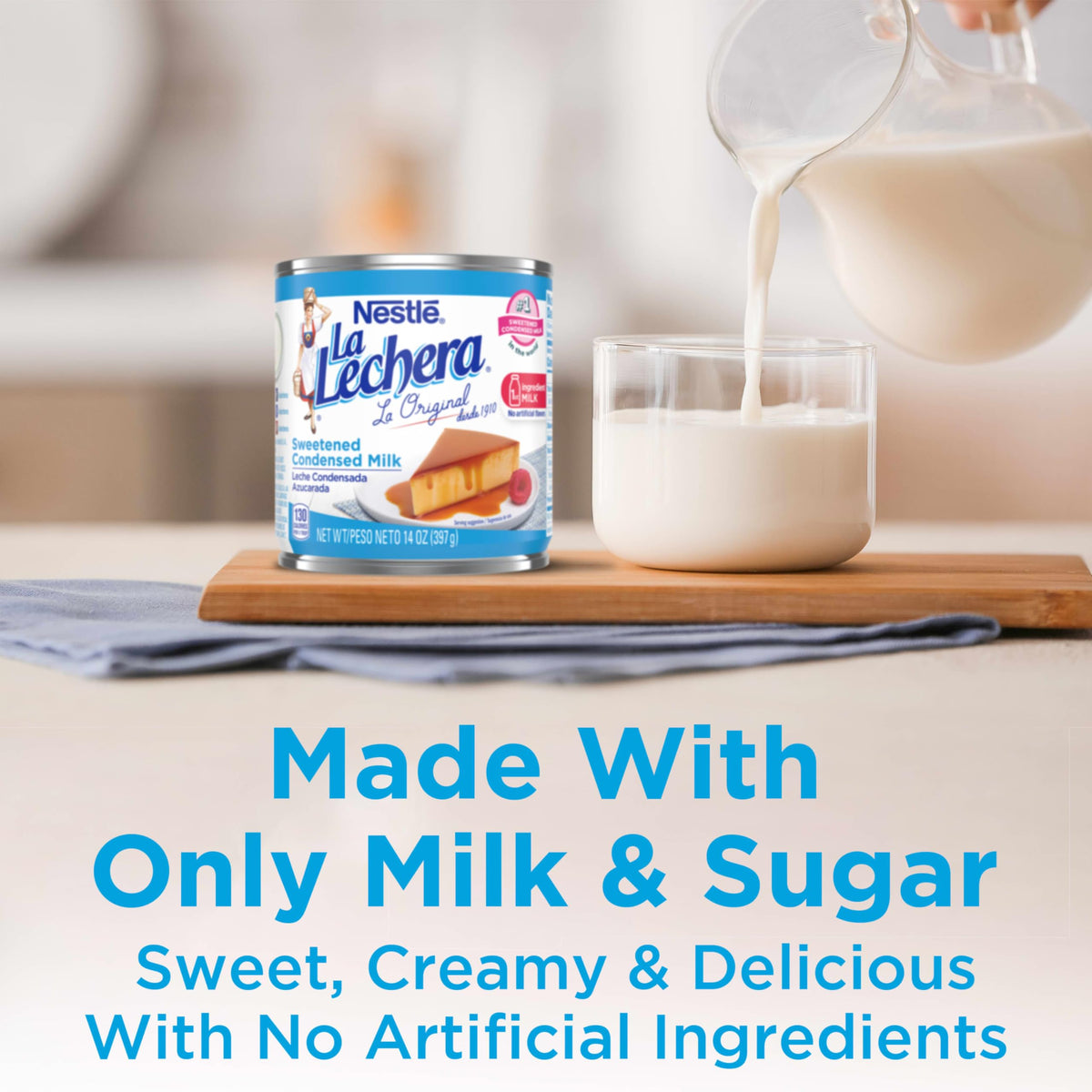 Nestle La Lechera Sweetened Condensed Milk 12-Pack — additional product image 3