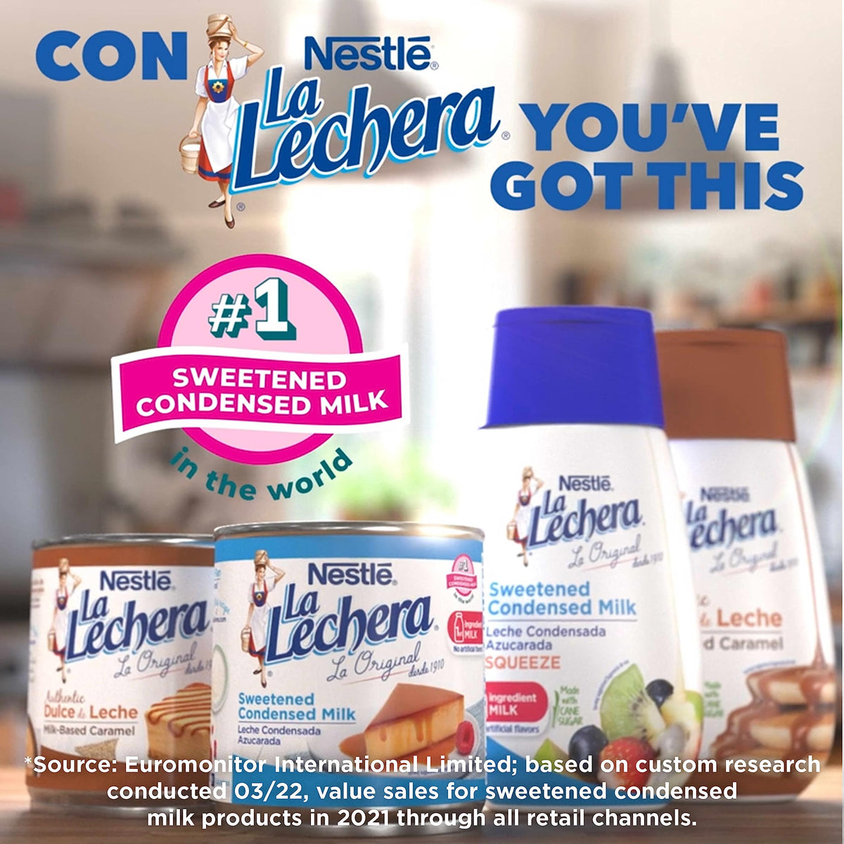 Nestle La Lechera Sweetened Condensed Milk 12-Pack — additional product image 6