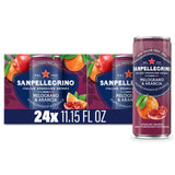 Sanpellegrino Italian Sparkling Drink Melograno And Arancia, Sparkling Orange And Pomegranate Beverage, 24 Pack Of Cans