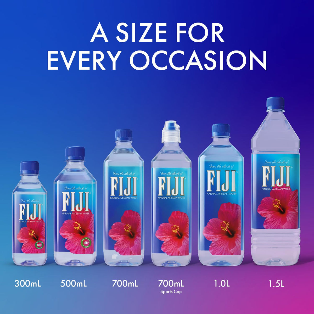 FIJI Artesian Bottled Water, 500 mL (16.9 fl oz), Pack of 24 — additional product image 2