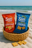 Sun-Chips Multigrain Variety Pack (30 Count) – 100% Whole Grain Chips with Harvest Cheddar, Garden Salsa, Original & French