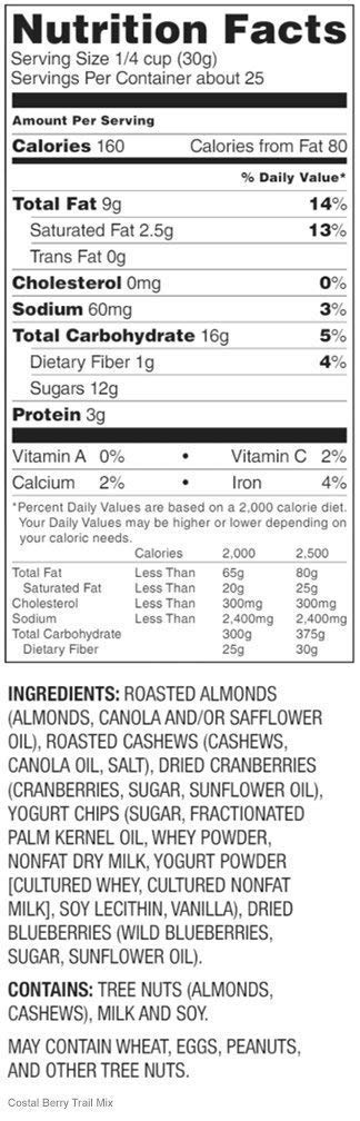WildRoots Coastalberry 100 % Natural Trail Mix (Pack of 2), Set of 2 — additional product image 2