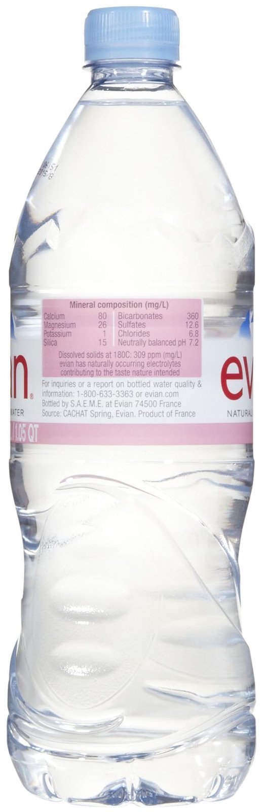 Evians Spring Water Spring Water, 33.8 oz, 12 ct — additional product image 3