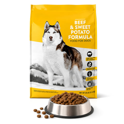 Nature Domain Healthy Dog Food, Beef and Sweet Potato 25 Lbs