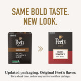 Peet's Coffee, Dark Roast Keurig K-Cup Pods, 100% Arabica Coffee - Major Dickason's Blend 75 Count (1 Box of 75 Pods)