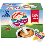 Land O Lakes Mini Moo’s Half & Half Creamer Singles, Shelf-Stable, 192 Count