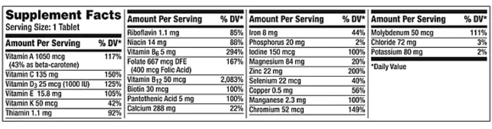 Centrum Silver Women 50 Plus, 275 Tablets per Bottle, with Higher Levels of Vitamin C & Zinc — additional product image 3