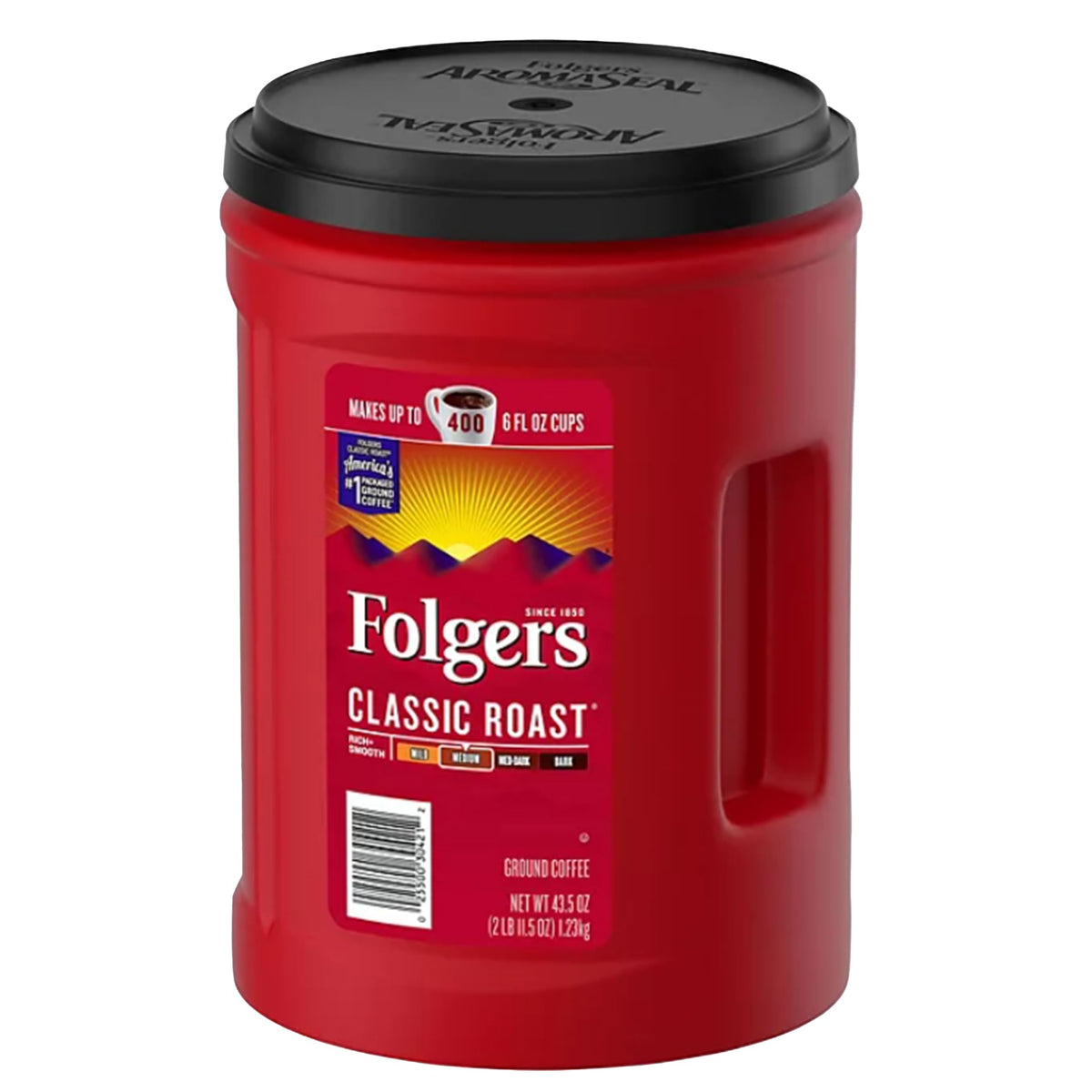 Folger Classic Roast Ground Coffee (43.5 oz.) - Pack of 1 — additional product image 2