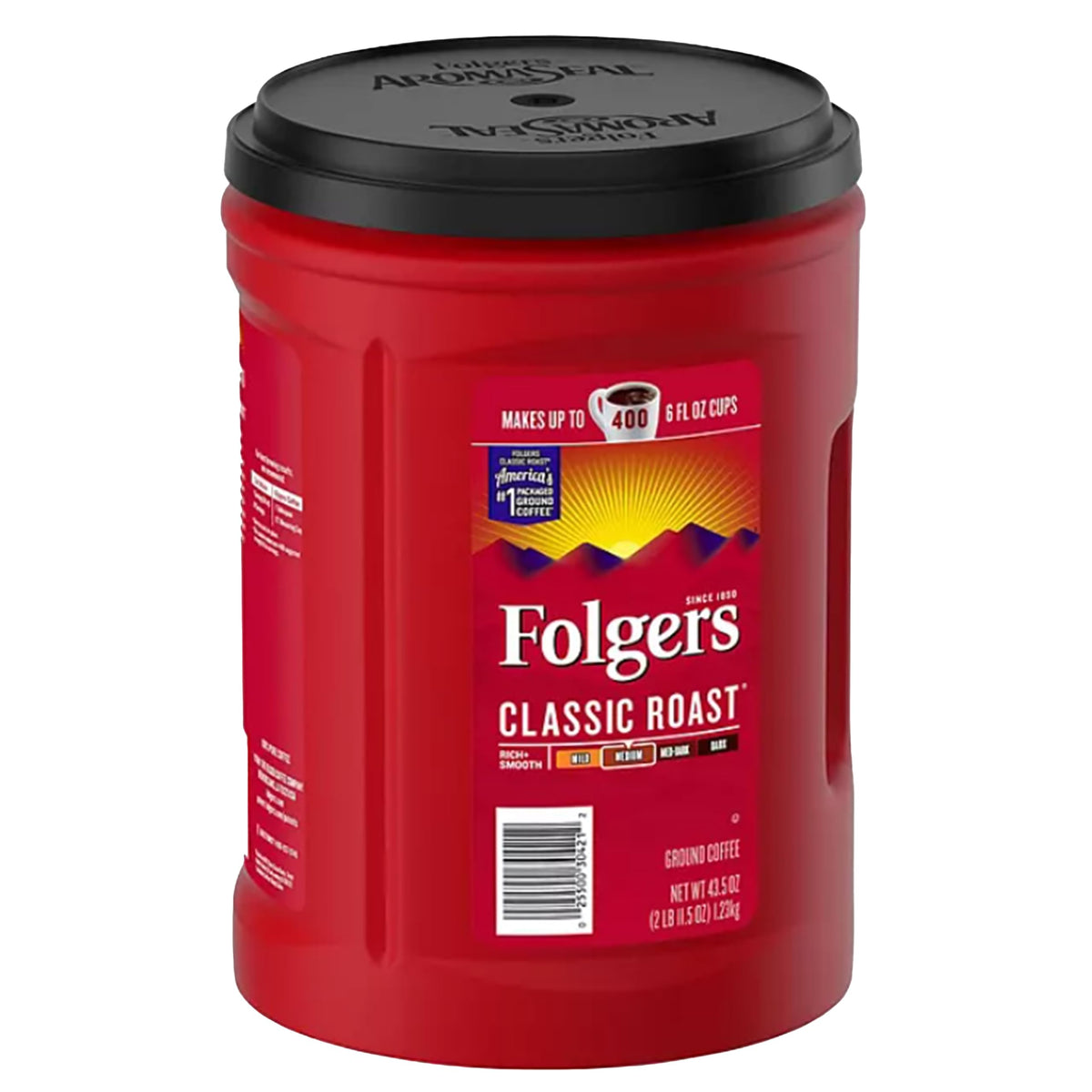 Folger Classic Roast Ground Coffee (43.5 oz.) - Pack of 1 — additional product image 3