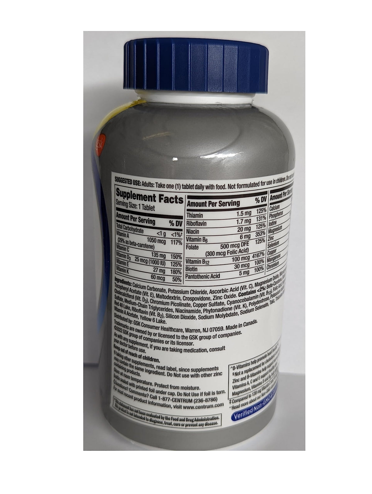 Centrum Silver Men 50+, 275 Tbs — additional product image 4