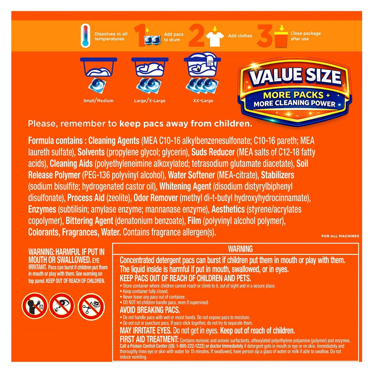 Spring Meadow Scented Laundry Pods, 168 CT Pods, Stainfighting Value Pack — additional product image 2