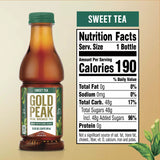 Gourmet Kitchn Gold Peak Naturally Sweet Real Brewed Tea, Picked for Peak Taste, Made with Cane Sugar -(18.5oz / 18pk per