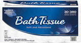 BLUE RIBBON 2-Ply Bath Tissue, 30 Rolls 380 Sheets Per Roll