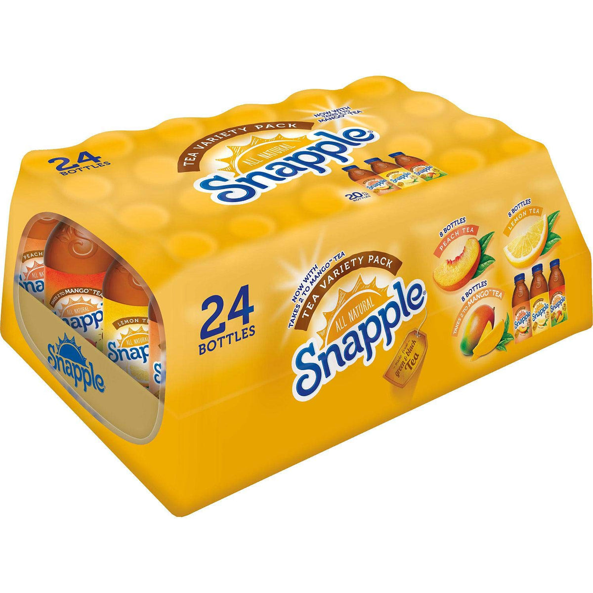 Snapple Iced Tea Variety Pack, 20 Fl Oz (Pack of 24) — additional product image 2