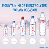 Evian Natural Spring Water, 1 L bottle, 12 pack — additional product image 3