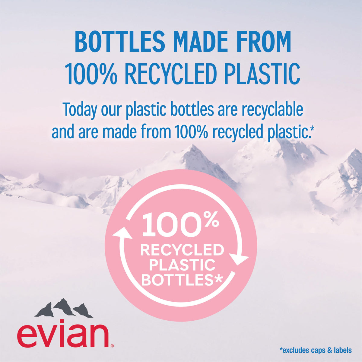 Evian Natural Spring Water, 1 L bottle, 12 pack — additional product image 7