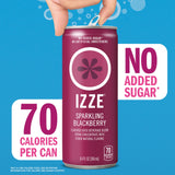 Izze Sparkling Juice, 4 Flavor Variety Pack, 8.4 Fl Oz (24 Count) — additional product image 4