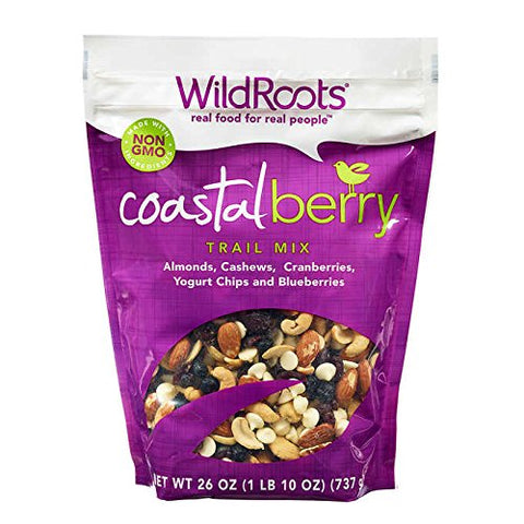 Wild Roots 100% Natural Trail Mix Coastal Berry Blend (26 Ounce) (3 Pack)