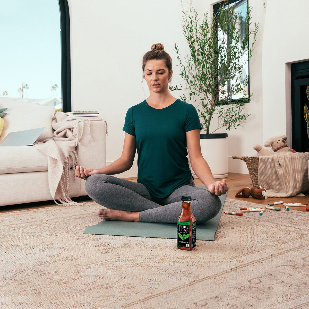 Pure Leaf Iced Tea, Unsweetened Real Brewed Tea, Zero Sugar & Zero Calories, 18.5 Fl Oz (Pack of 12) — additional product