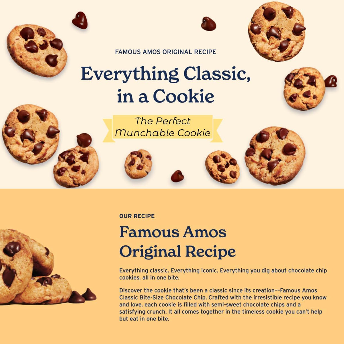 Asherpro Famousamos Chocolate Chip Cookies, Famous Cookies, Chocolate Chips Cookies, Famous Cookies Individual Packs,2 oz.