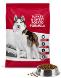 HEALTH & OUTDOORS Domain Dry Dog Food, Turkey and Sweet Potato, 25 Lbs