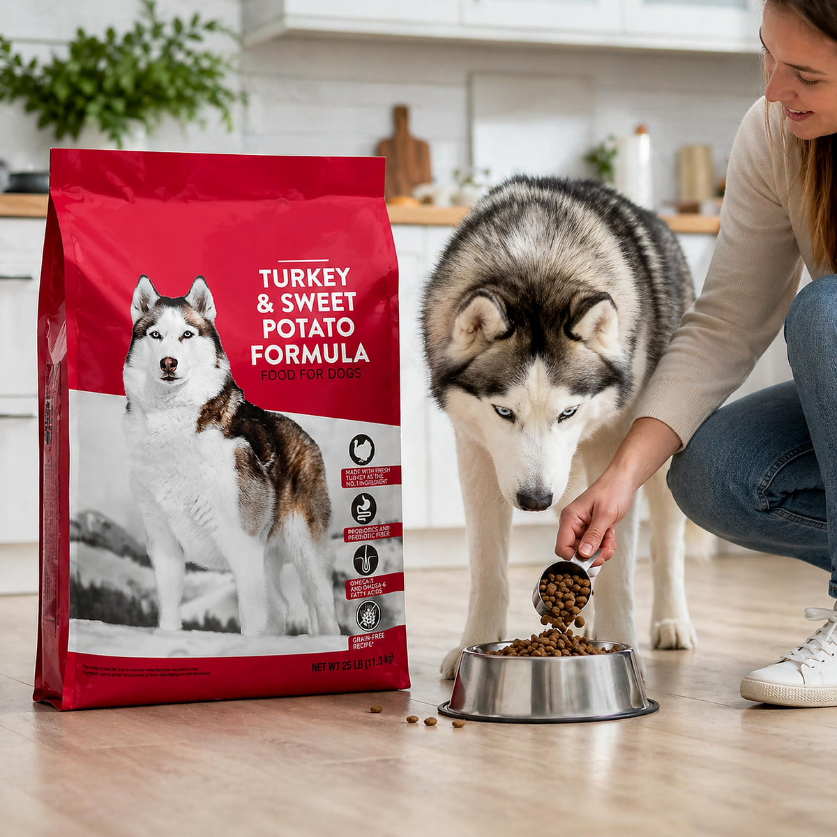 HEALTH & OUTDOORS Domain Dry Dog Food, Turkey and Sweet Potato, 25 Lbs — additional product image 6