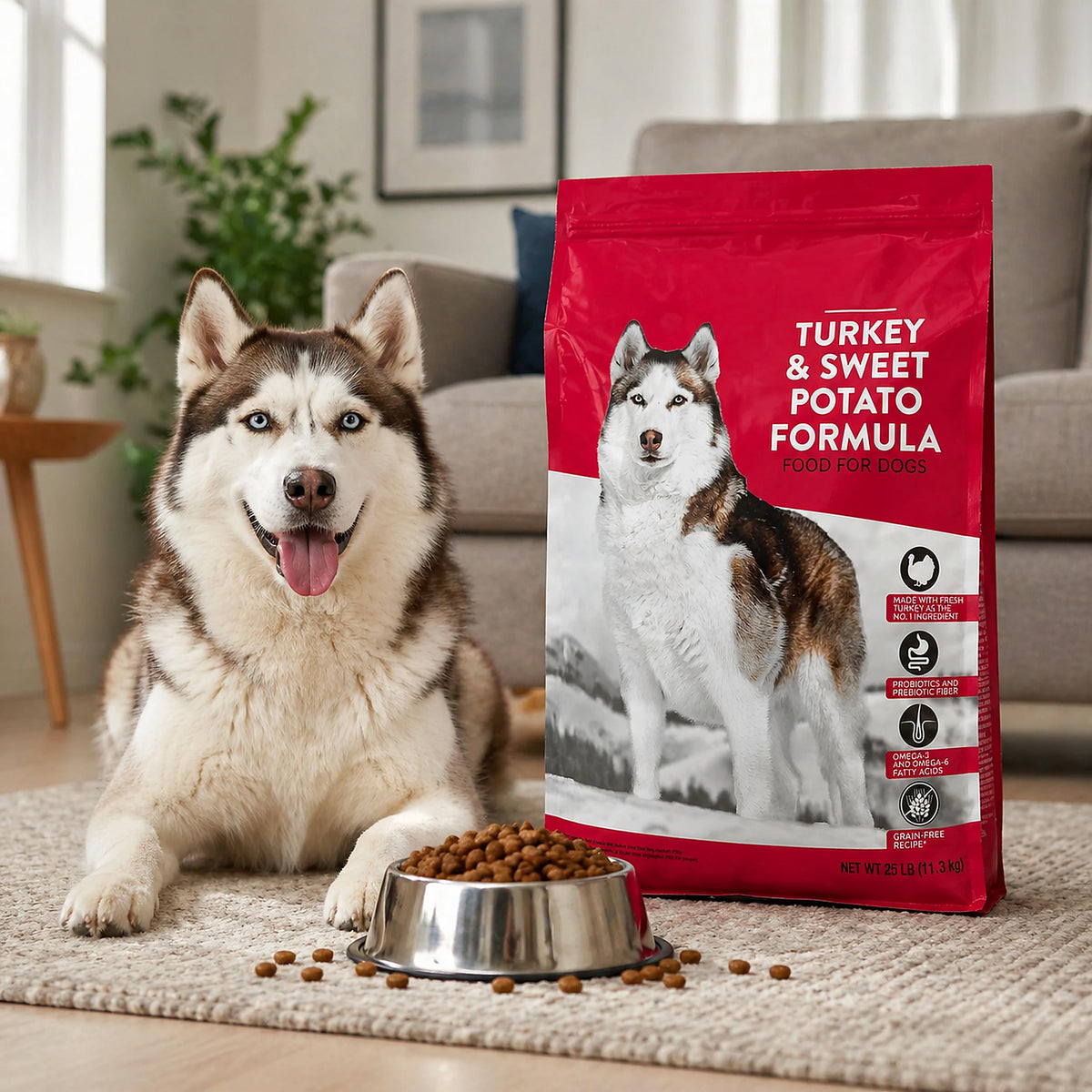 HEALTH & OUTDOORS Domain Dry Dog Food, Turkey and Sweet Potato, 25 Lbs — additional product image 7