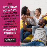 Airborne 750mg Vitamin C Gummies for Adults, Immune Support Supplement with Powerful Antioxidants Vitamins A C & E - 63