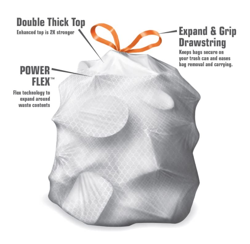 Member's Mark Power Flex Tall Kitchen Drawstring Bags, 200 Count — additional product image 2