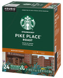 Starbucks Coffee K-Cup Pods, Pike Place Roast, Medium Roast Coffee, Notes of Cocoa & Rich Praline, Keurig Genuine K-Cup Pods