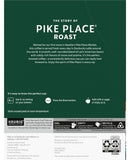 Starbucks Coffee K-Cup Pods, Pike Place Roast, Medium Roast Coffee, Notes of Cocoa & Rich Praline, Keurig Genuine K-Cup Pods