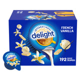 International Delight, French Vanilla, Single-Serve Coffee Creamers, 192 Count (Pack of 1), Shelf Stable Non-Dairy Flavored