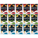 Popchips Potato Chips Variety Pack - Sour Cream & Onion, Sea Salt, & BBQ - 0.8 Bags (28-Count) By Veher