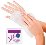 HAO BZK Antiseptic Moist Towelette (125 Count) 5 inches x 7 inches Wipe Hand & Body Cleansing Wet Napkins Alcohol-Free