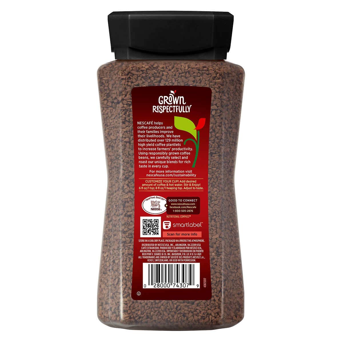 Taster's Choice Original Gourmet Instant Coffee, 14 Ounce Jar, Pack of 4 — additional product image 2