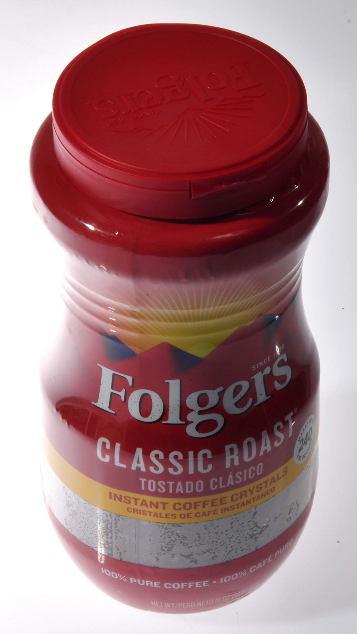 Folgers Coffee Classic Roast 100% Pure Instant 16oz (Pack of 2) — additional product image 8