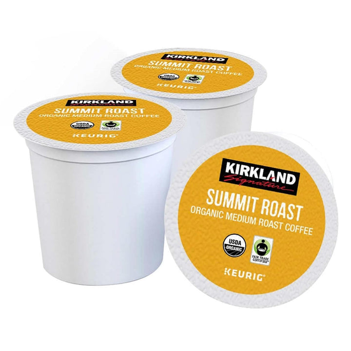 Kirkland Signature Organic Summit Roast Coffee, 120 K-Cup Pods