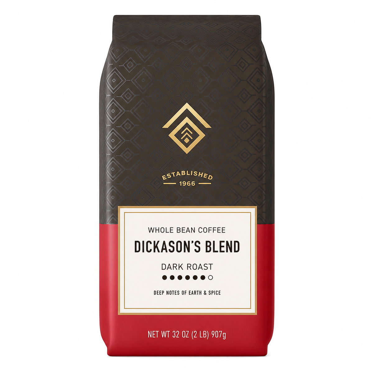 Peet's Coffee Major Dickason's Blend Whole Bean Coffee, Dark Roast, 2 lbs