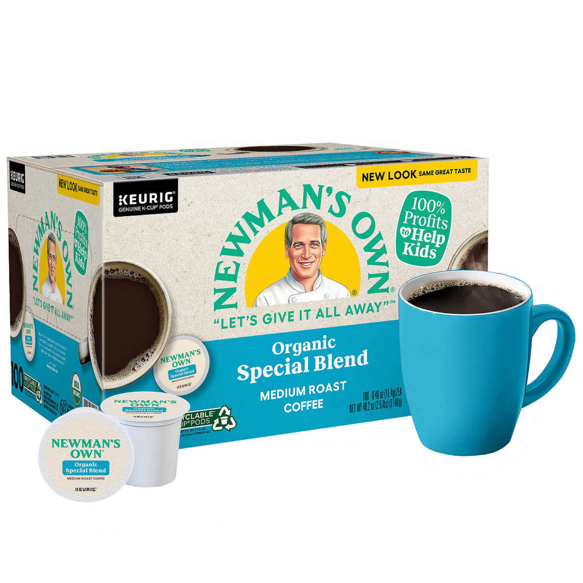 Newman's Own Organic Special Blend Medium Roast 100 K Cups