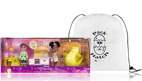 Disney Storytelling Princess and the Frog Petite Doll Set W/ Bonus Pack-A-Hatch