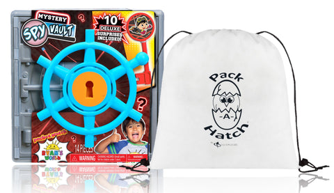 RYAN'S WORLD Mystery Spy Vault, 10 Surprises Inside and Exclusive Pack-A-Hatch