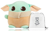 Baby Yoda Grogu Squishmallow 20" Plush W/ Bonus Pack-A-Hatch