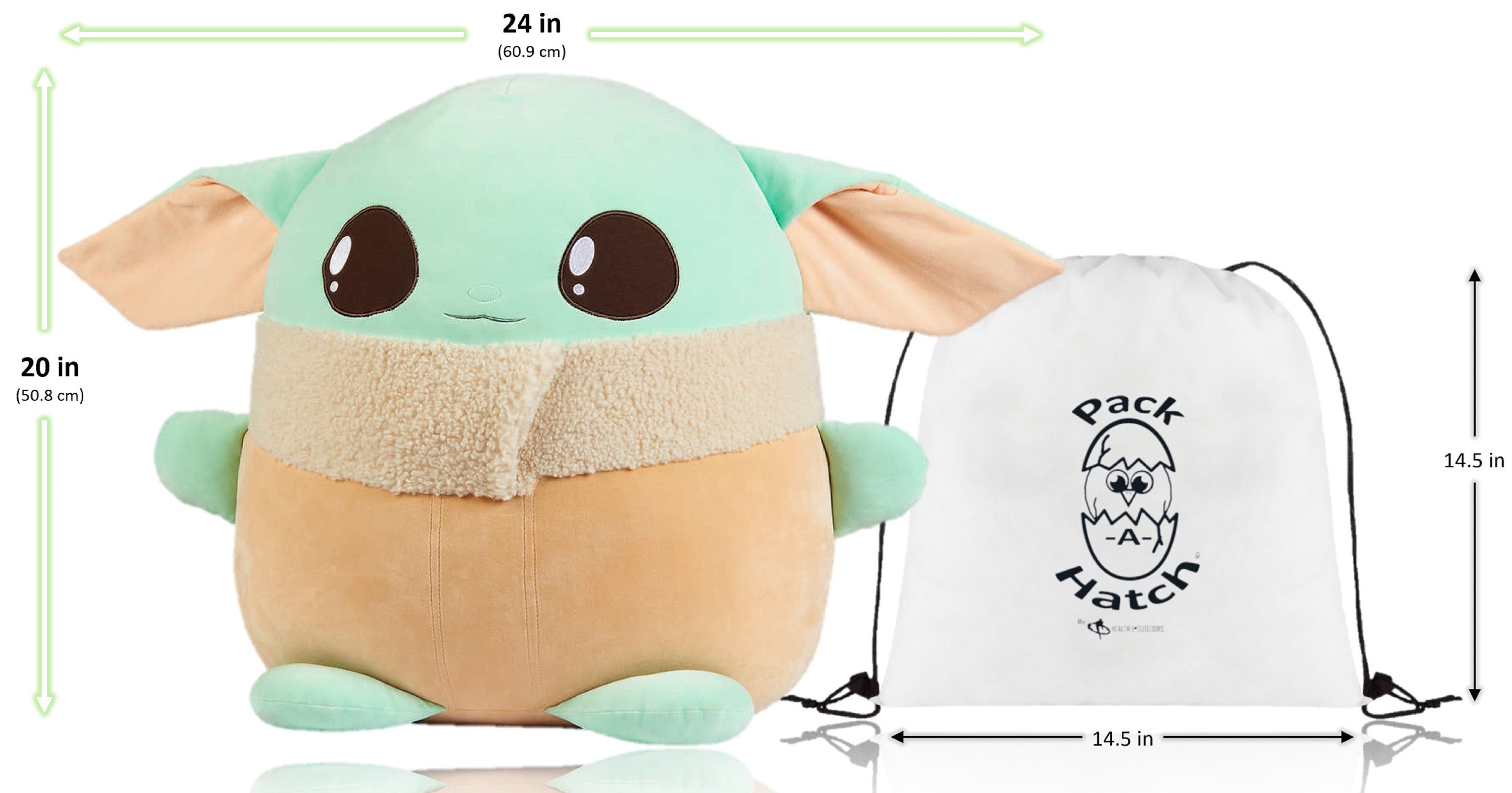 Baby Yoda Grogu Squishmallow 20\