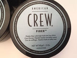 2pk American Crew Fiber - High Hold Low Shine 3oz Men Strong Wax Paste