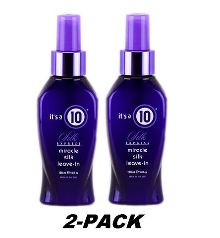 2-PACK Its a 10 by IT'S A 10 Miracle SILK Leave-in Conditioner 4oz