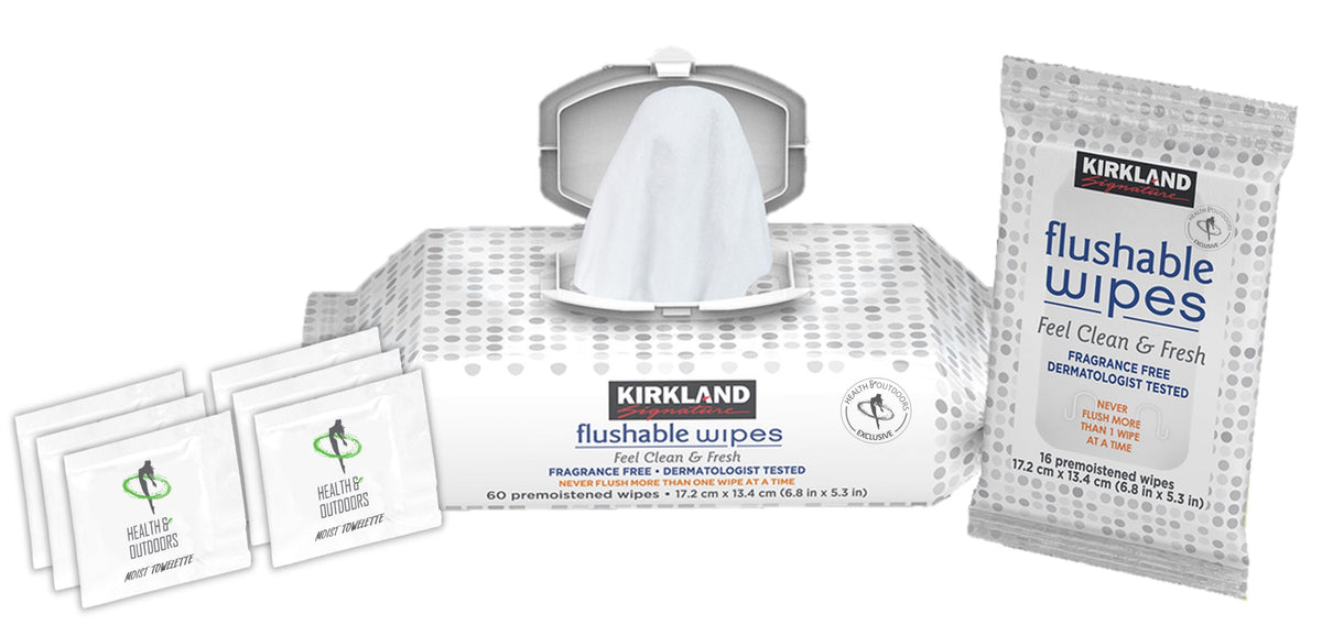 Kirkland Signature Flushable Wipes W/ Moist Towelettes