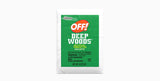 OFF! Insect Repellent Towelettes Deep Woods, .123 Oz (12 Wipes/Package)