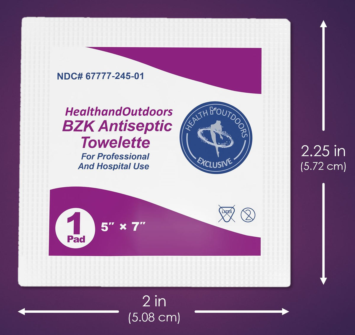 BZK Antiseptic Moist Towelettes (100 Count)