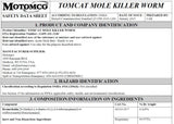 Tomcat Mole Killer - 10pc Worm Formula Pack (BL34300)
