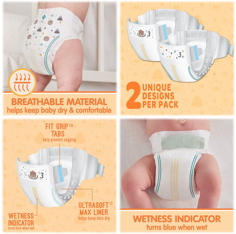 Member's Mark Premium Baby Diapers, Size 3 - 234 Ct. (16 - 28 lbs.)